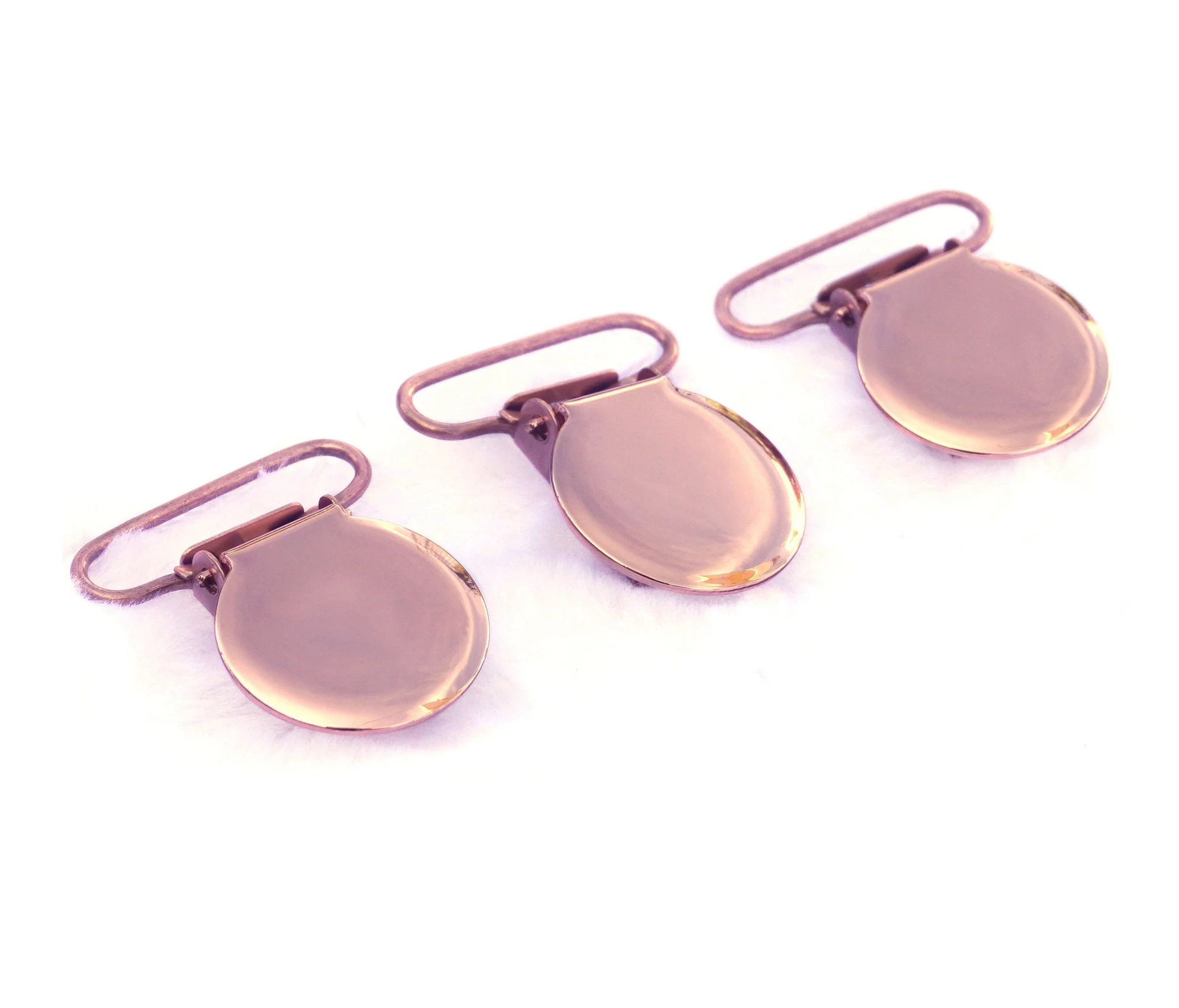 Круглые зажимы для подтяжек для пустышек, прямоугольные пластиковые вставки, серебристые металлические подтяжки «сделай сам», аксессуары, фурнитура 25 мм