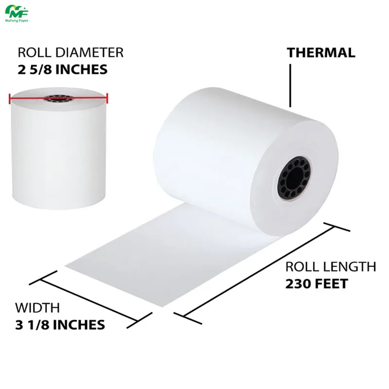 80*80mm Cash Register 57x40 Thermal Paper Pos Roll for machine