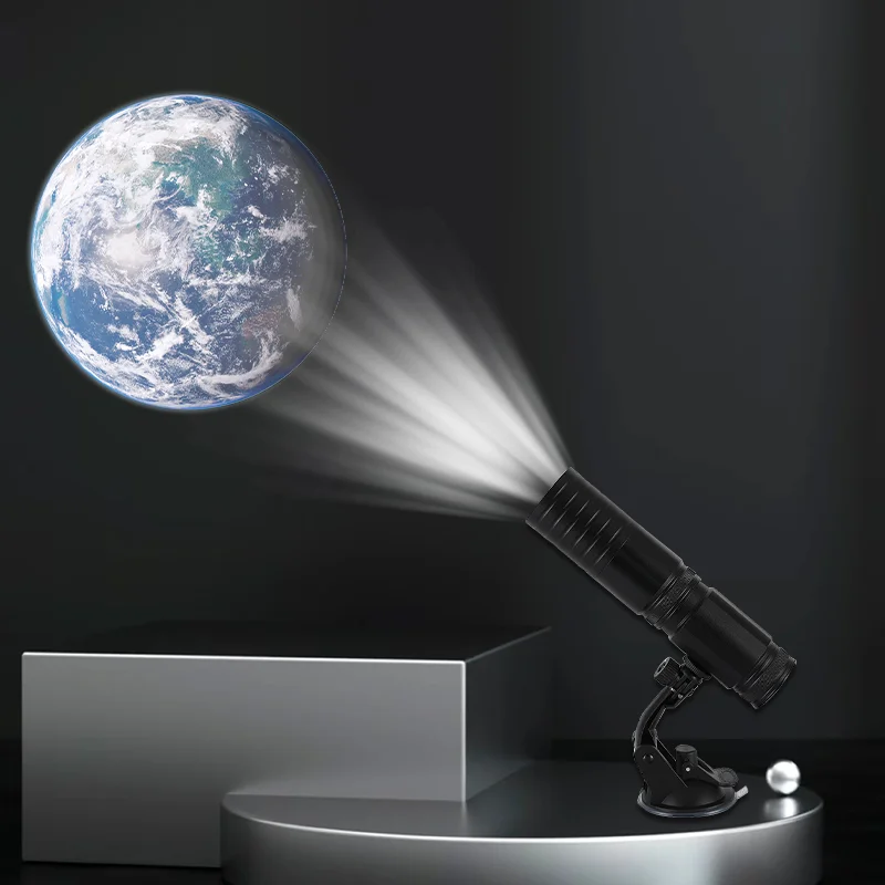 Waterproof 5W HD LED Portable Projector Custom Gobo Film Mini rechargeable projector for Sale