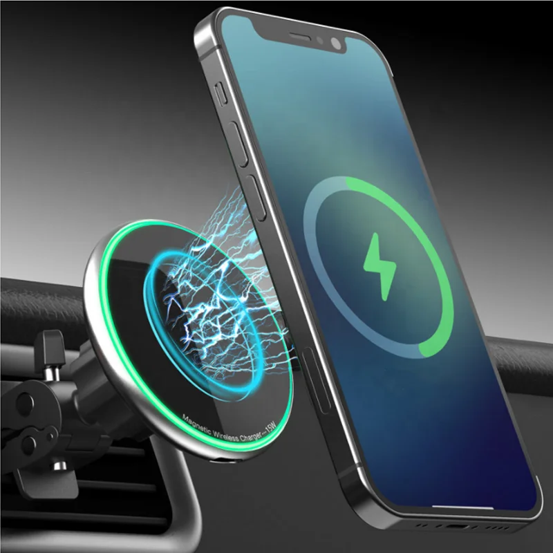 Air Vent Smartphones Bracket Stand Magnet Cellphone Holder Magnetic Suction Car Mount Mobile Phone Holder