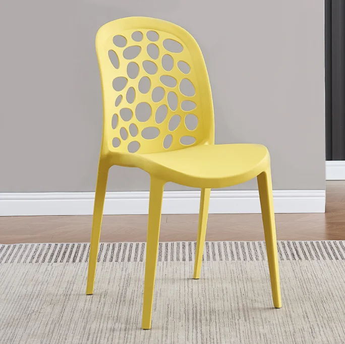 Factory wholesale Colorful stackable plastic dining chairs restaurant hotel chair