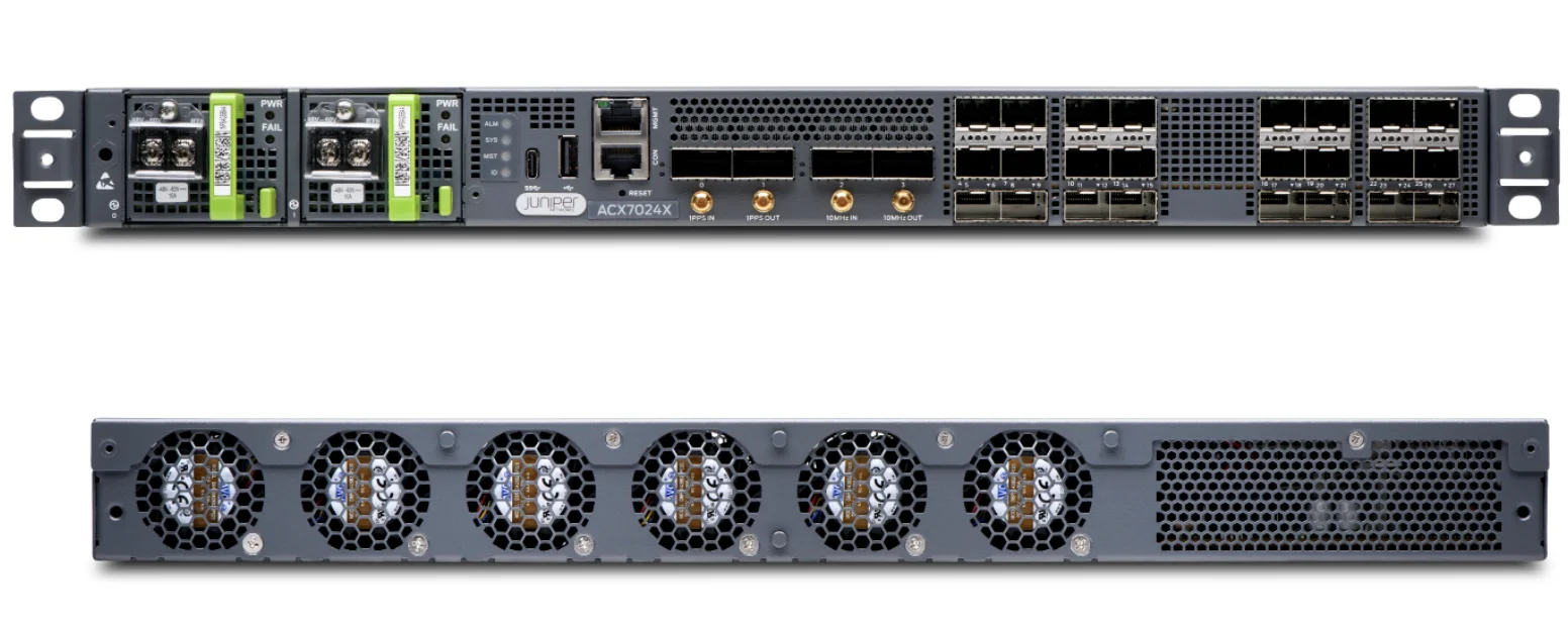 ACX7024-AC-1PSU Fast Ethernet POE Switch Stackable SNMP QoS VLAN Network Devices Functions Enclosure Type Box Production Item