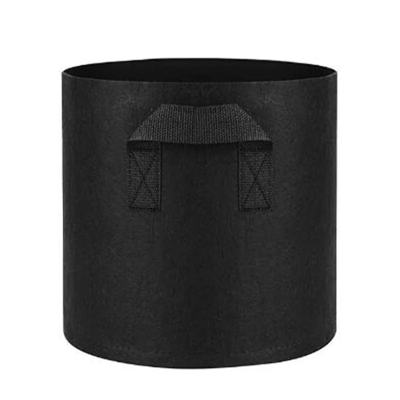 12-34gallon Factory Custom Wholesale Biodegradable Vegetable Garden Felt  Fabric Plant Grow Bag with Handles