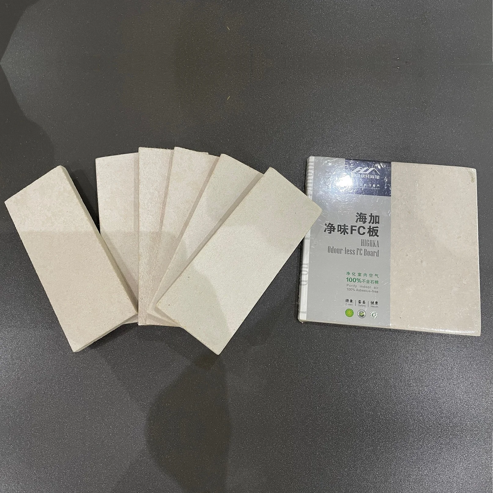 Environmental Friendly Fireproof Fiber Cement Partition Wall Board for Building Material