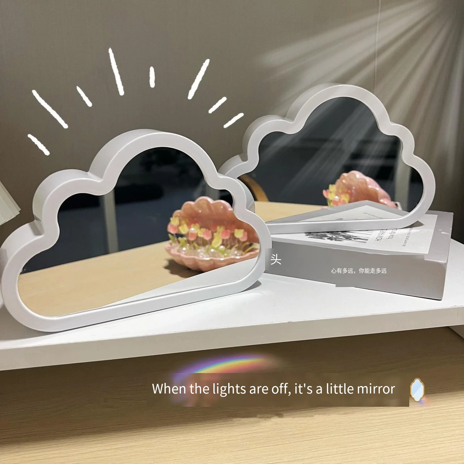 New Fast Delivery Tulip Lamps Mirror Lights Cloud Mirror Tulip Lamp