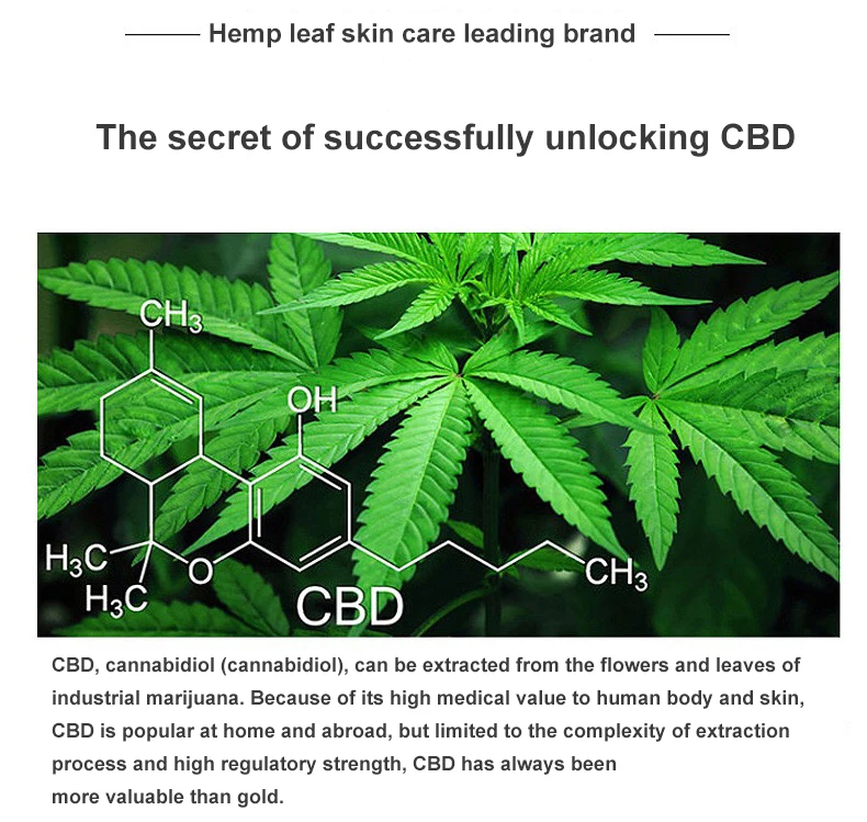 Customizing safety hemp leaf soothing solution acne whitening serum natural product certification