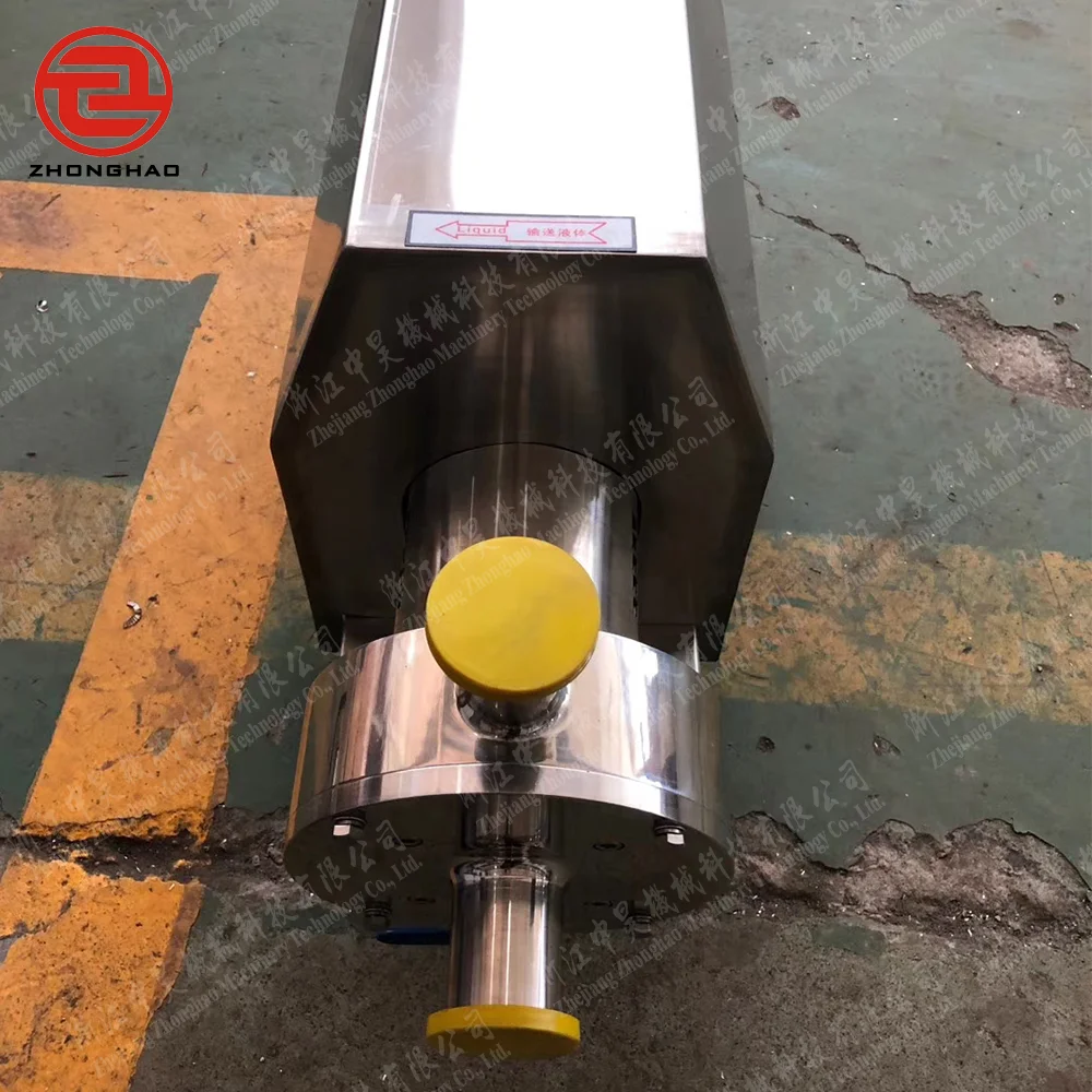 Pipeline High Shear Dispersing Emulsifier  Emulsifier pump with caster for face cream