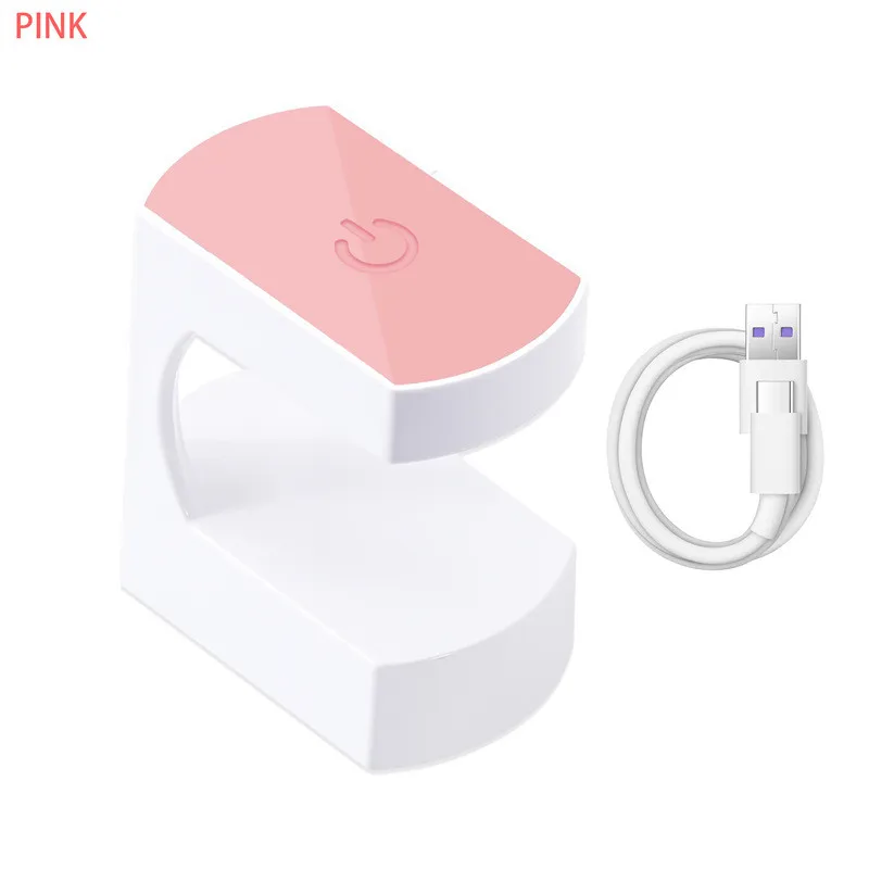 HOT nail arrive 6 colors Mini Nail Light Small Nail Light 6 Led Baking Lights
