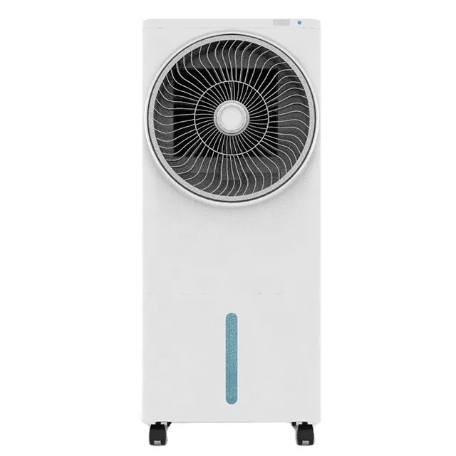 DC 12 volt portable evaporative water cooling fan air cooler for household use