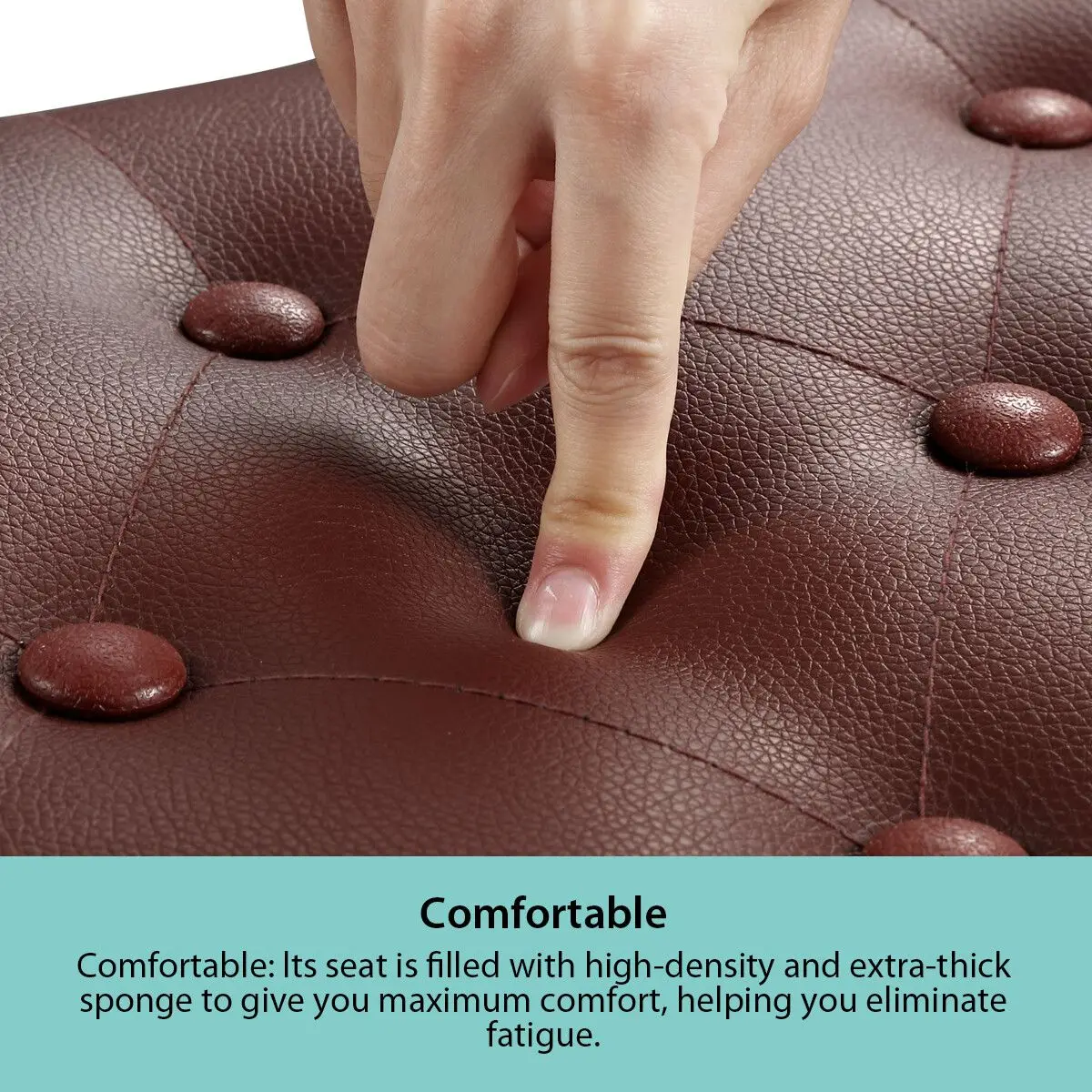 HUASHENG Brown Color Adjustable Style Piano Bench Keyboard Strings Instruments Toys Wholesale Electric Digital Piano Stool