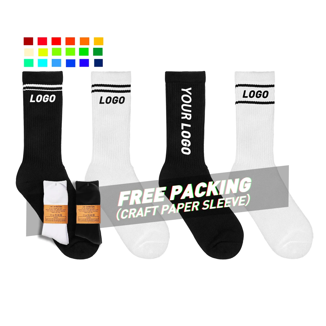 Free Design Packing customised socks custom design socks wholesale designer socks