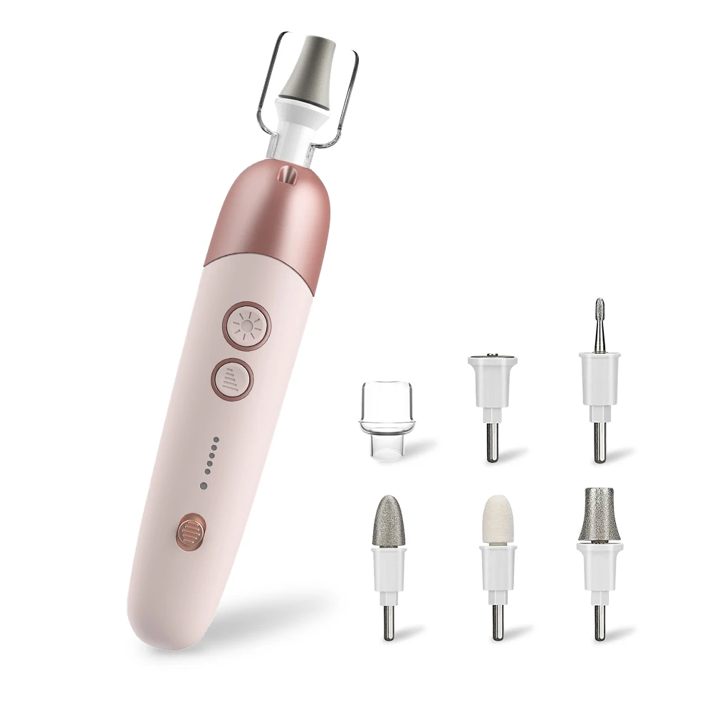 Private Label Mini Portable Electric Nail Manicure Pedicure Tools Set Nail Polishing Sanding Drill Grinder Machine Kit 5 in 1