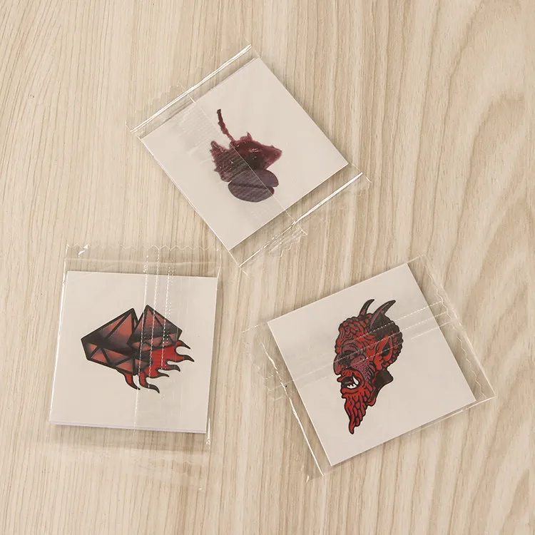 Customized High End Durable Printing With Fashionable Design Water Transfer Printing Temporary Tattoo