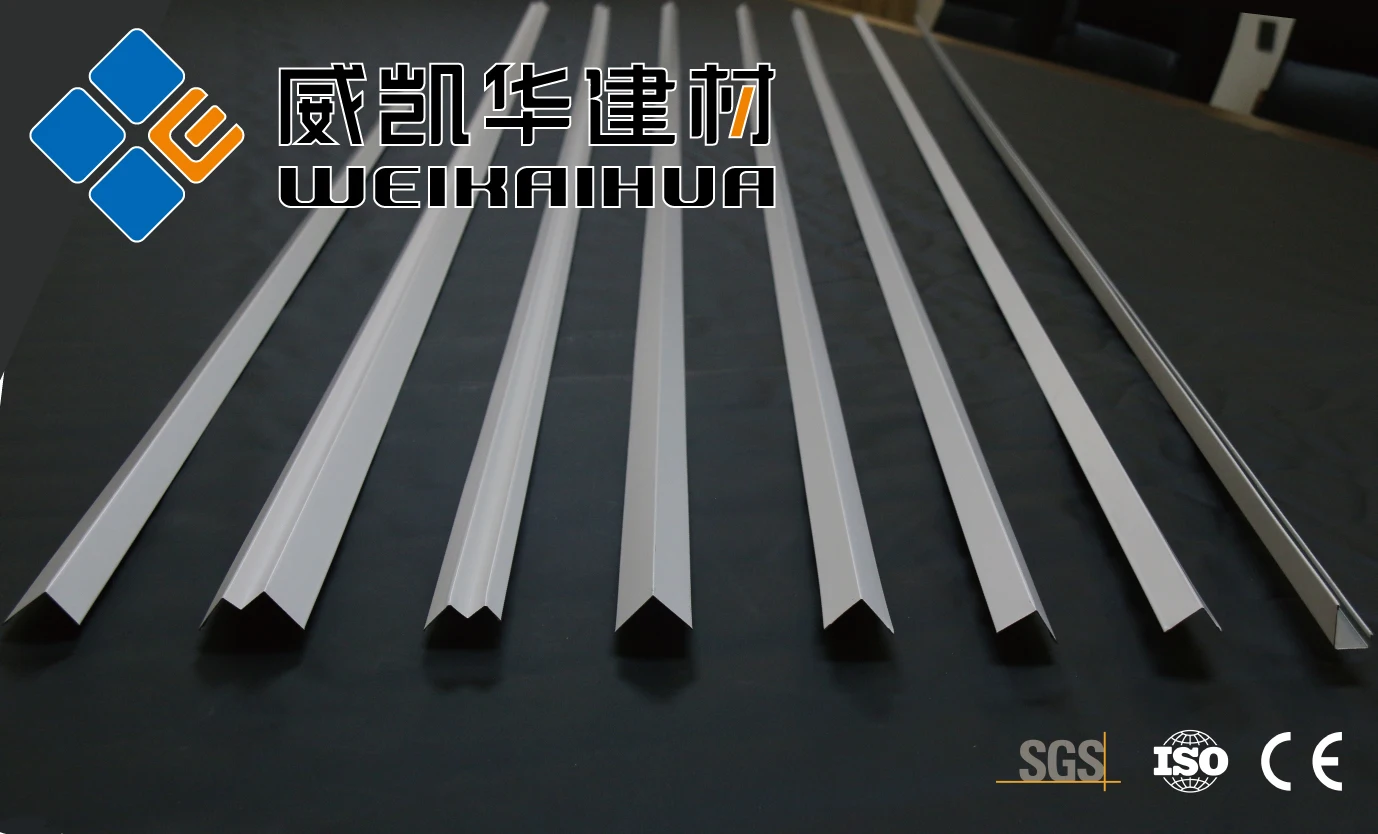 ceiling grid components wall Angle Corner Bead Ceiling Frame  ceiling suspension for interior design