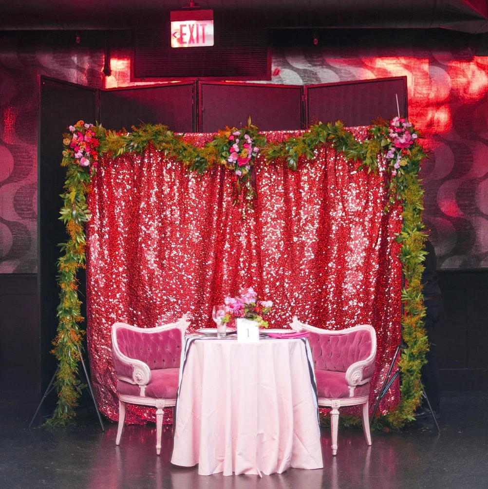 
Shiny Beautiful Sequin Backdrop Cloth Party Wedding Photo Booth Background Decor Sequin Curtains 