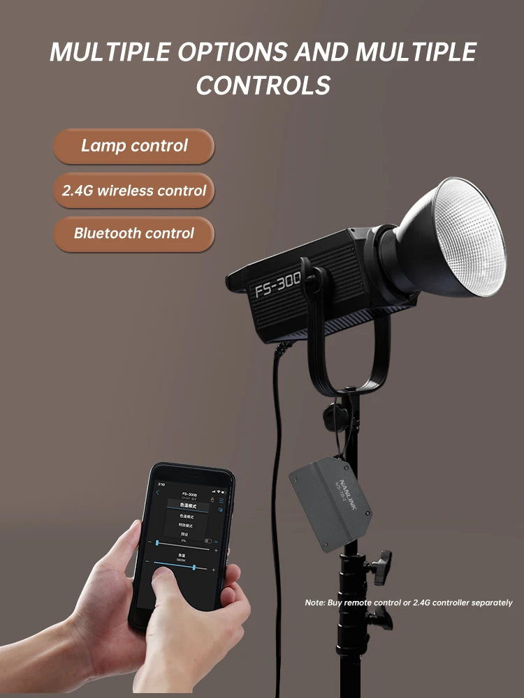 Nanguan Nanguang FS300LED photography image fill light always on, portrait studio photography soft light