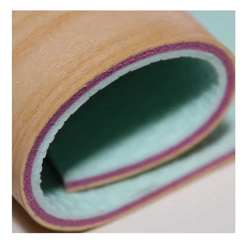 6.0mm sponge back wood grain sports pvc flooring for indoor basketball court