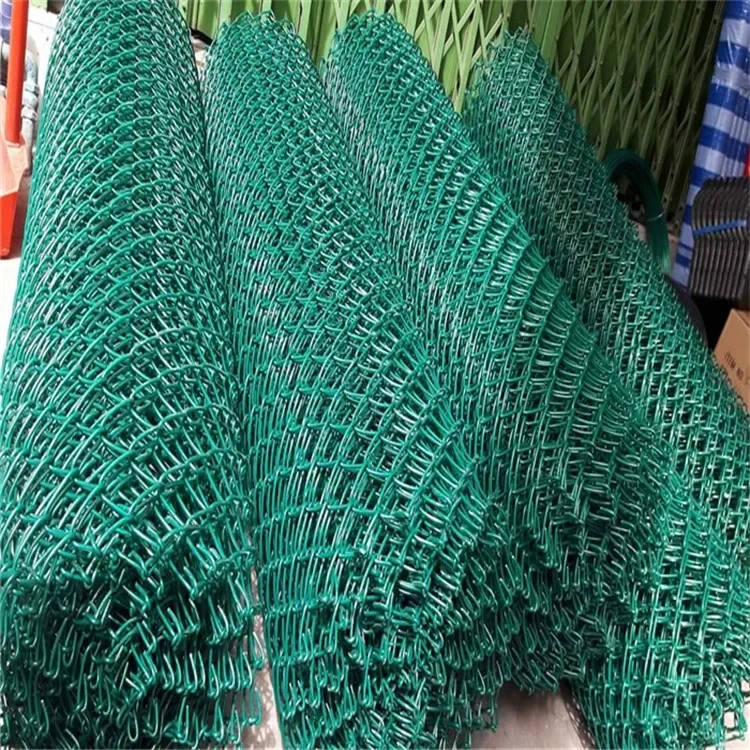 2024 Wire Fence Chain Link,Green Best Price Temporary Cheap Mesh Galvanized Batting Cage 6 Ft Wholesale Chain Link Fence Roll