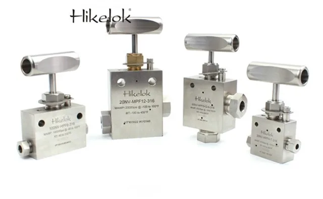 Hikelok ultrahigh pressure 30000 psi Autoclave HIP BUTECH type stainless steel 1/4' 3/8' 9/16' OD needle valve