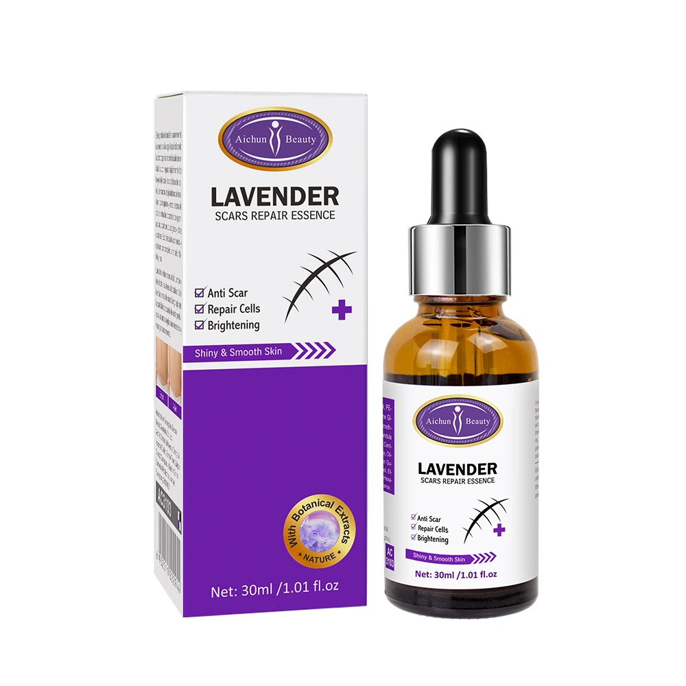 Gentle and skin friendly anti inflammatory nourishing lavender scars repair serum