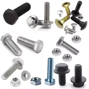 China Fasteners High Quality Stainless Steel Hex Bolts Hex Head Bolts And Nylon Lock Nuts set with Washer
