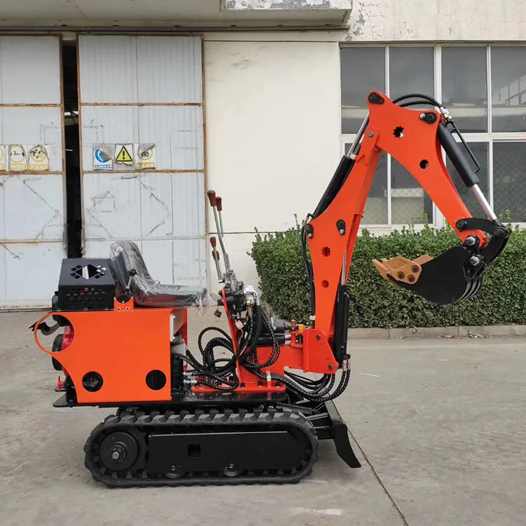 Long Arm 360 Tilting Rotator Excavator Mini Caterpillar Mini Excavator 0.8 Tonne Excavator New Machine With Mechanical Thumb