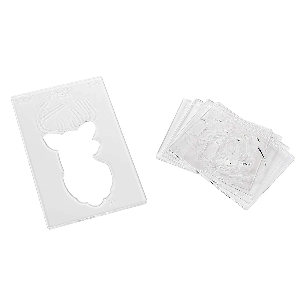 Рождественская декоративная доска с изображением лося оленя для изготовления акриловых изделий использованием компаса деревообработки столярных