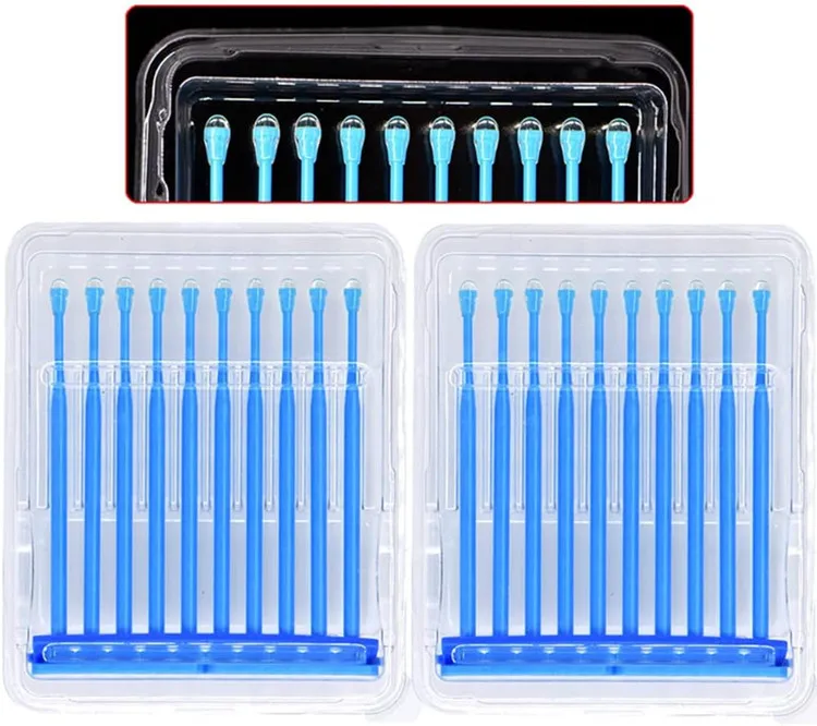 SJ 20pcs/Box Dental Applicator Sticks Adhesive Tip for Tooth Crown Porcelain Veneer Disposable