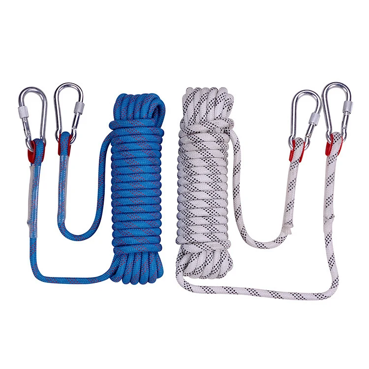 6mm 100m dynamic  reflective  arborist reinforced  nylon polyester  gym camping climbing ropes