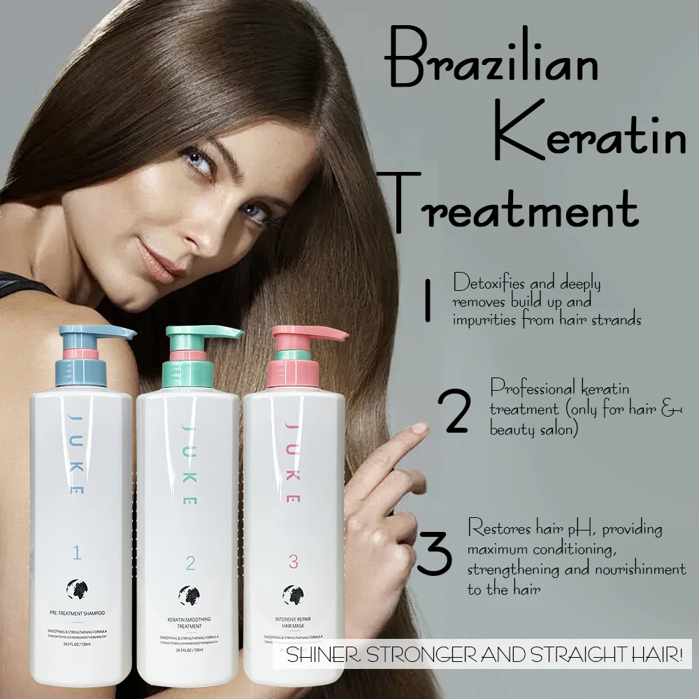 Private Label Brazilian Hair Keratin Treatment Shampoo Protects 1000ml Without Formaldehyde Wholesale