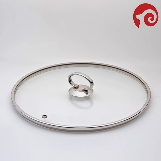 Кастрюль и сковородок непригорающих наборов посудов стеклянной крышкой с отверстие для отвода пара