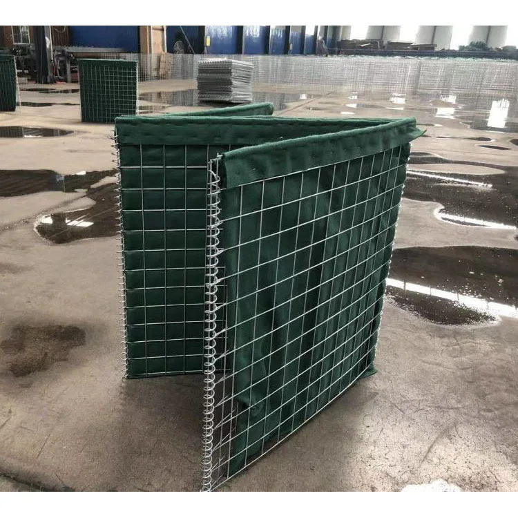 High Strength Big Sand Hesco Barrier Mil8 Itary Sandbags Defensive Barrier Hesco Bastion Dirt Filled Hesco Wall
