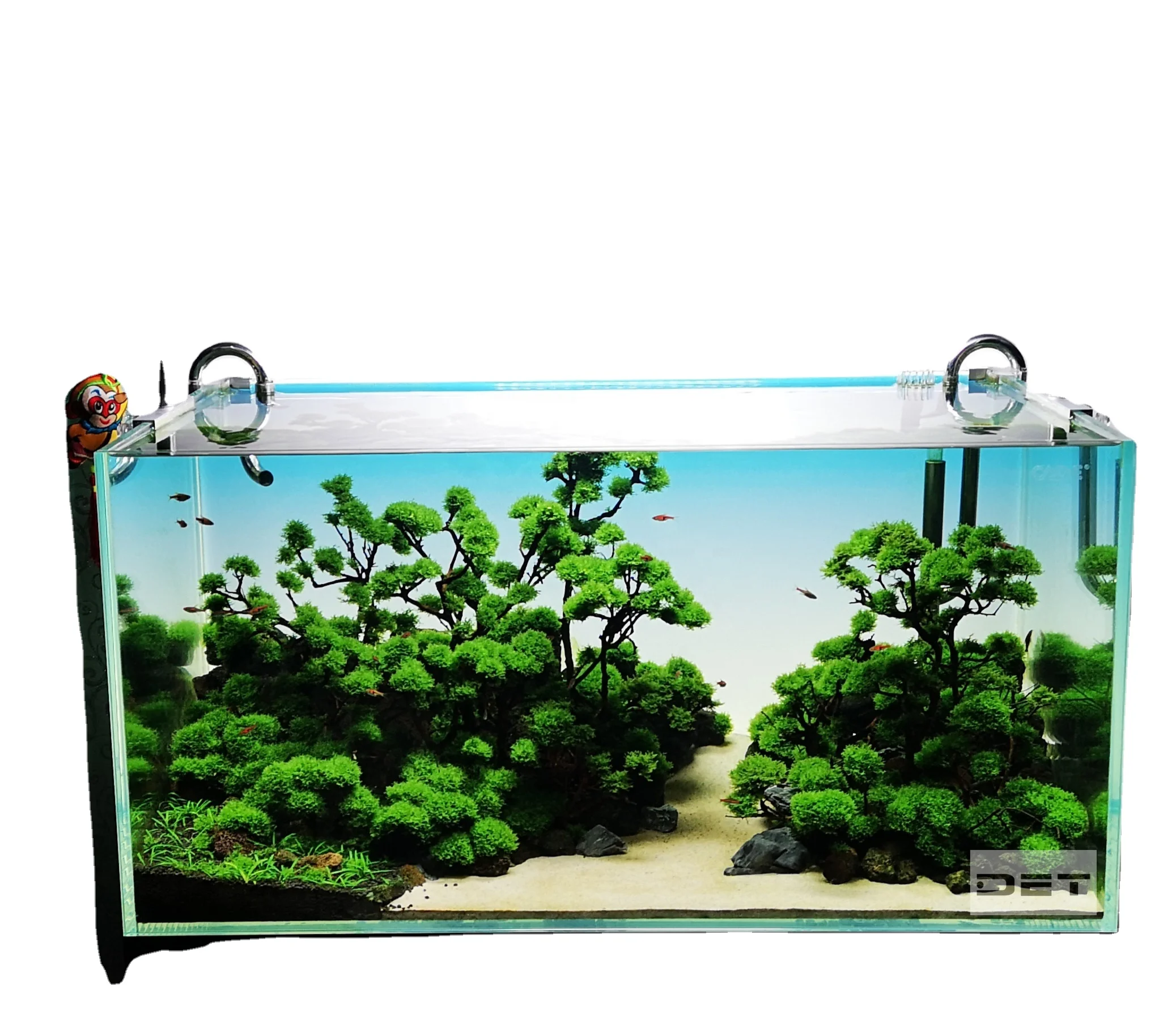 buy fish tank aquarium Glass fish tank home decorative  background light