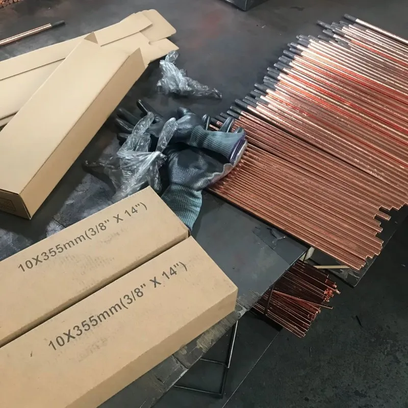 welding rods carbon arc gouging rods parts of copper coated gouging carbon rods (dc) carbon electrodes