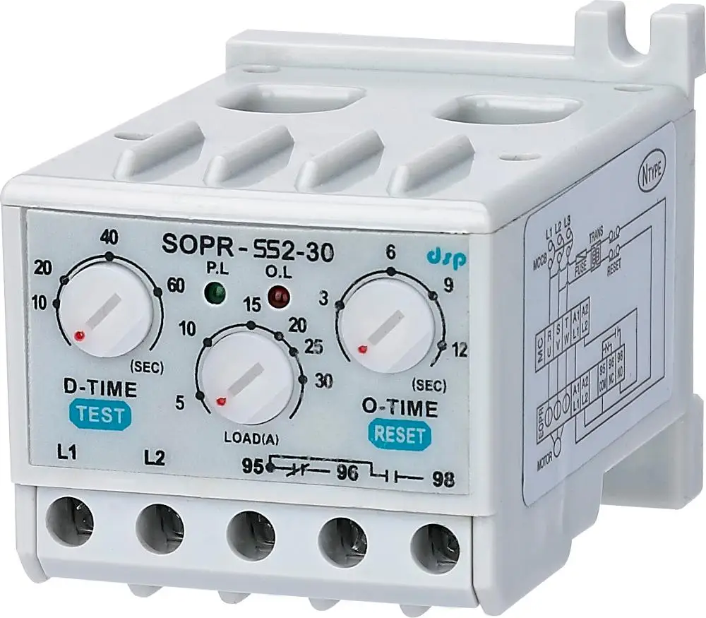 Samwha-dsp Sopr-ss2-06-110 Control 3 Phase Temperature Motor Protection Relay