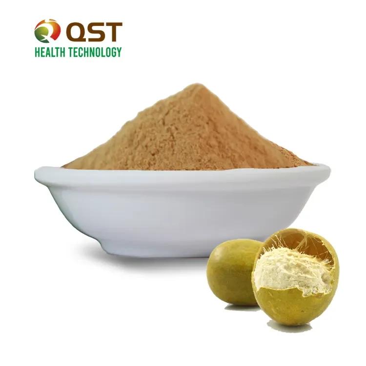 Water Soluble Luohanguo Powder Organic Monk Fruit Extract With Erythritol 100% Monk Fruit Sweetener Powder