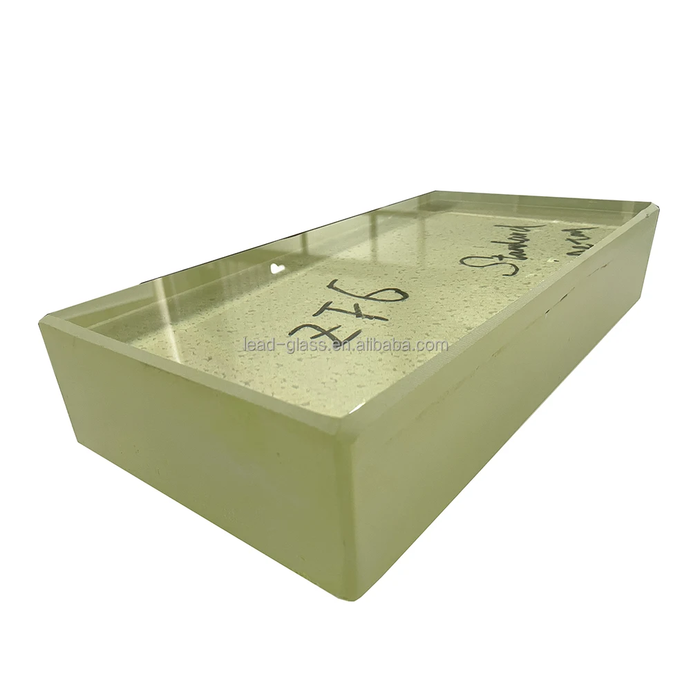 Radiation and X-ray Resistant ZF7 70MM 80MM 90MM Lead Glass in Hospital CT Rooms