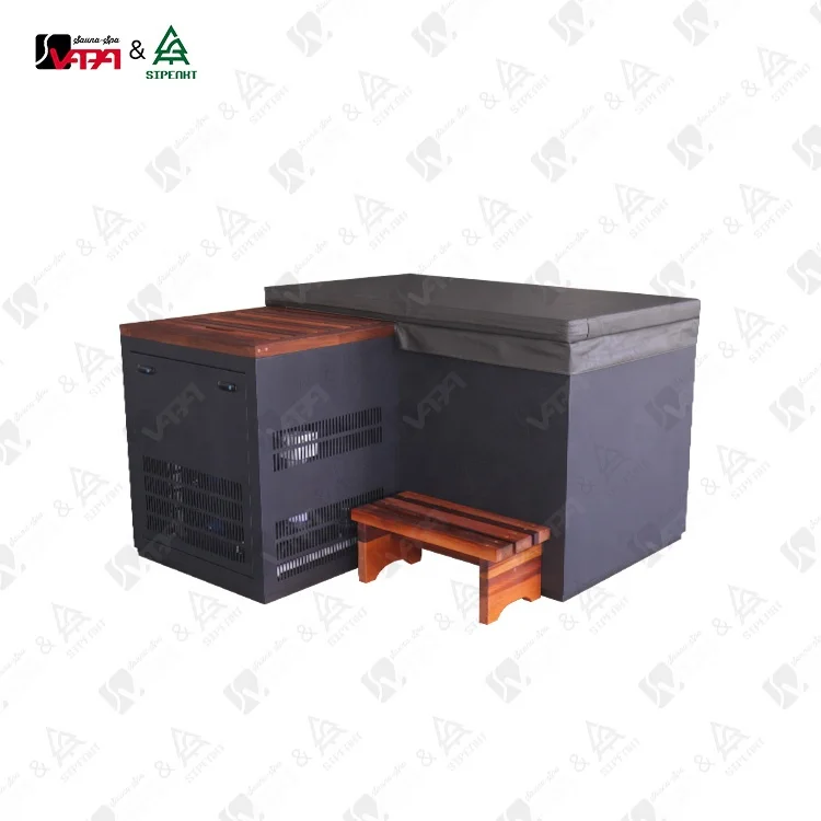 Vapasauna Direct Manufacturer  cold plunge ice tubs L style  sauna indoor dry sauna traditional sauna room