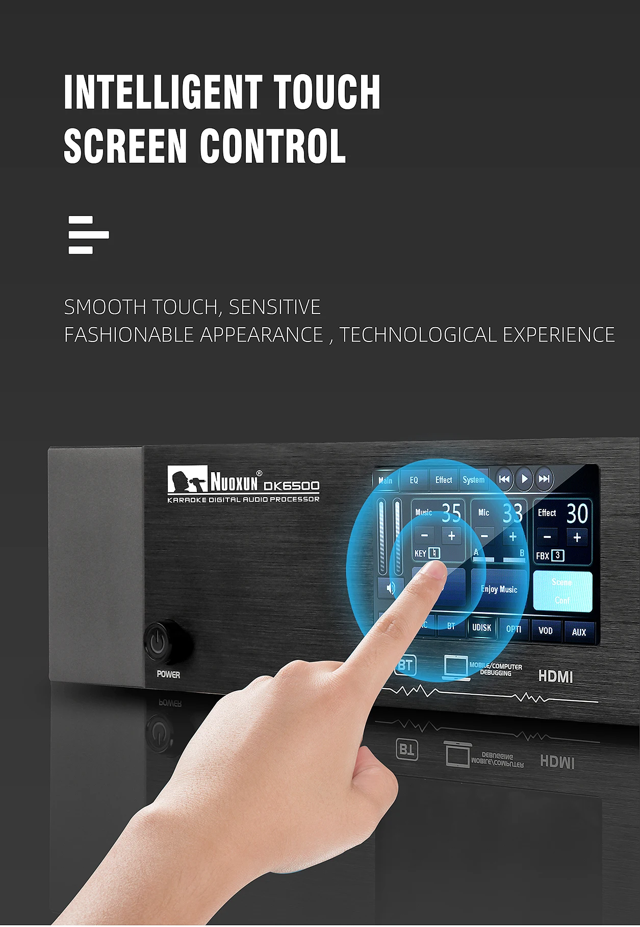 Karaoke set professional speaker audio sound full set karaoke system for entertainment