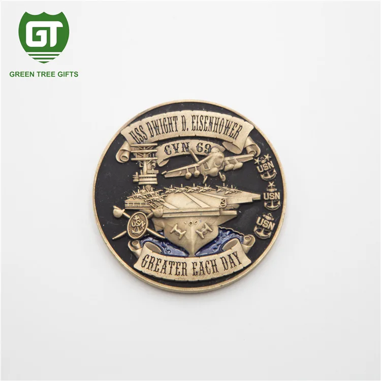 Cheap promotional custom Souvenir Sports metal Rare Hard Enamel challenge metal coins metal
