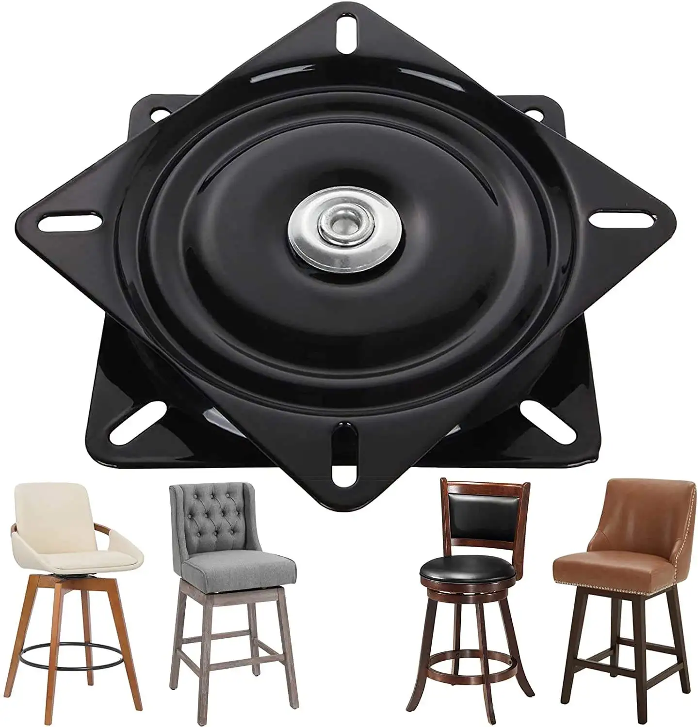 Customized Foshan Furniture Hardware Heavy Duty Industrial Rotating Turntable Swivel Plates