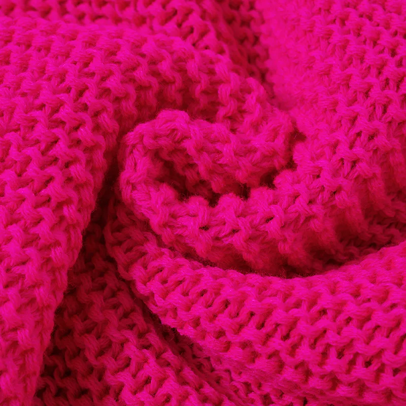 2023 Fall And Winter New Fashion Loose Long-sleeved Tassel Knitted Sweaters For Women