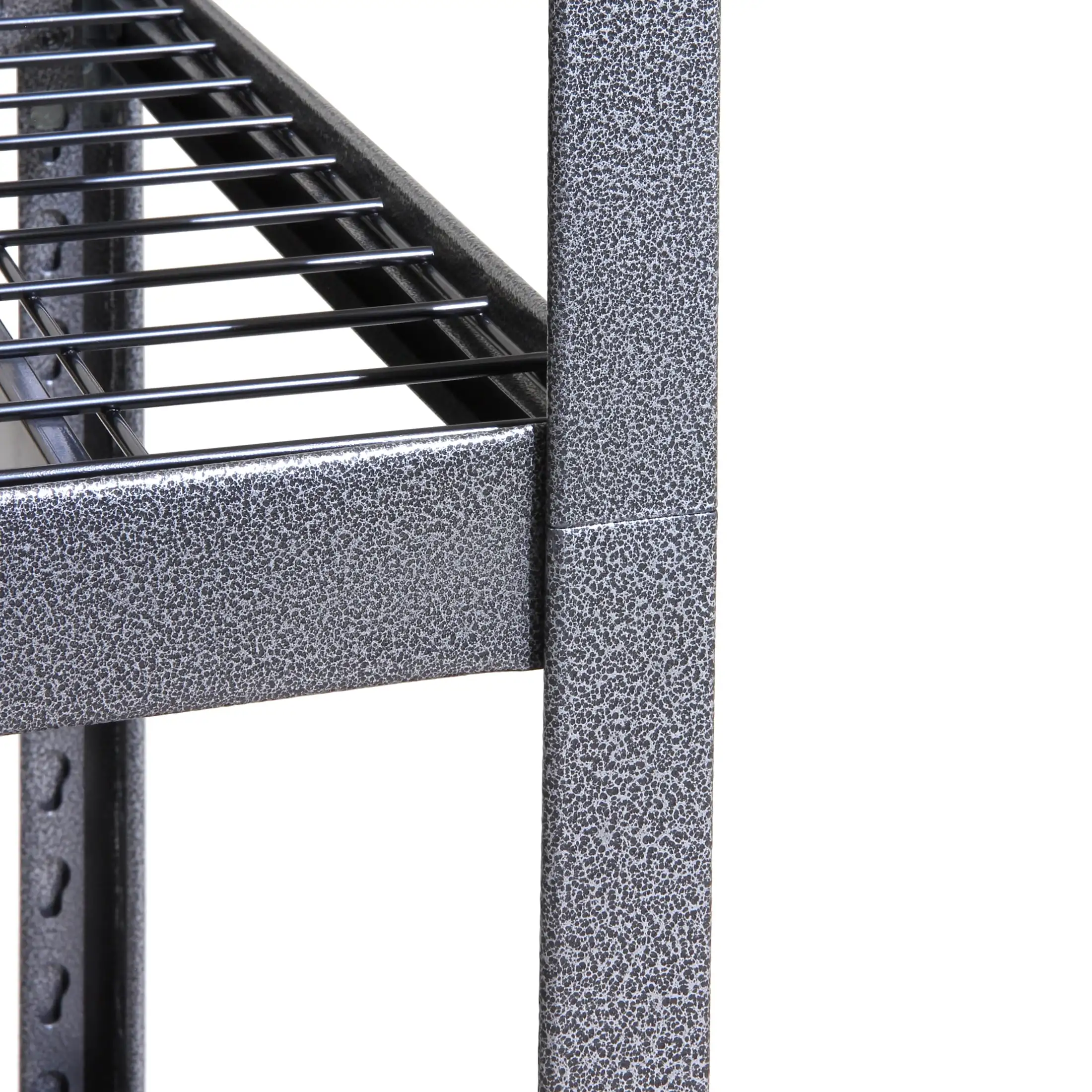 Multi Layer Adjustable Metal Stackable Industrial Warehouse Shelf Customized 5 Tire Wire Decking Racks Boltless Racking Shelves