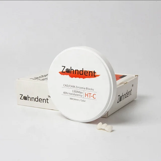 Zahndent «камень ножницы бумага» циркониевый блок cad cam изготовление зубных протезов системы для Стоматологическое лабораторное 16 видов цветов A1 A2 A3 после в Китае (стандарты CE