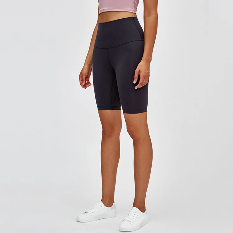 Wholesale High Quality Custom Logo New Design Tights Women High Waist Butt  Lift Biker  Shorts Jogger Seamless Leggings