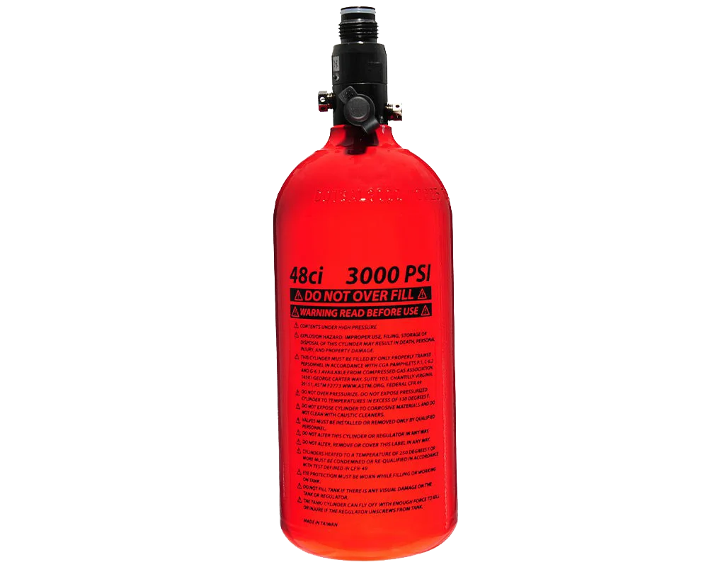 13CI 0.2L 26CI 0.4L 48CI 0.8L 62CI 1L  Paintball tank bottle cylinder