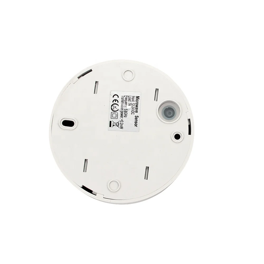 12V-24V 5.8GHz Ceiling Mounted Microwave Radar Sensor Body Motion HF Detector Light Switch