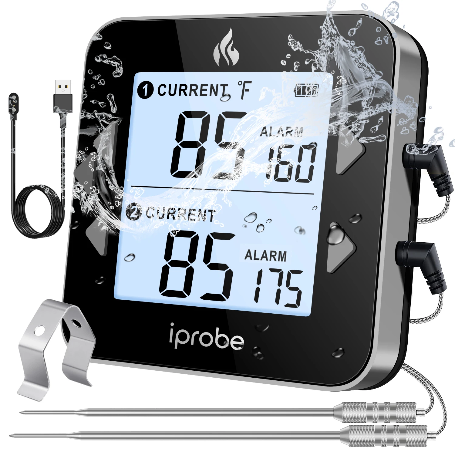 Hot Sale Multifunctional Smart Wireless Meat Thermometer for Barbecue