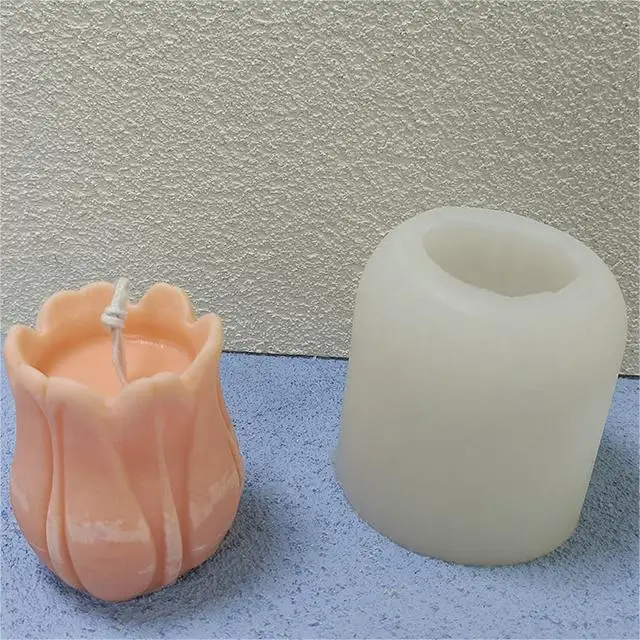 wholesale innovations good price silicone body candle mold artificial tulips from silicone candle making silicon moulds