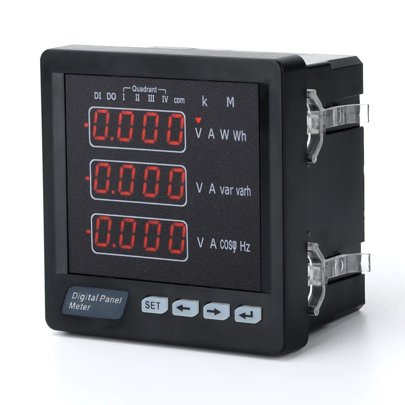 REHE RN-3D3 digital panel multi meter remote control electric multimeters digital meter three phase multi-function power meter
